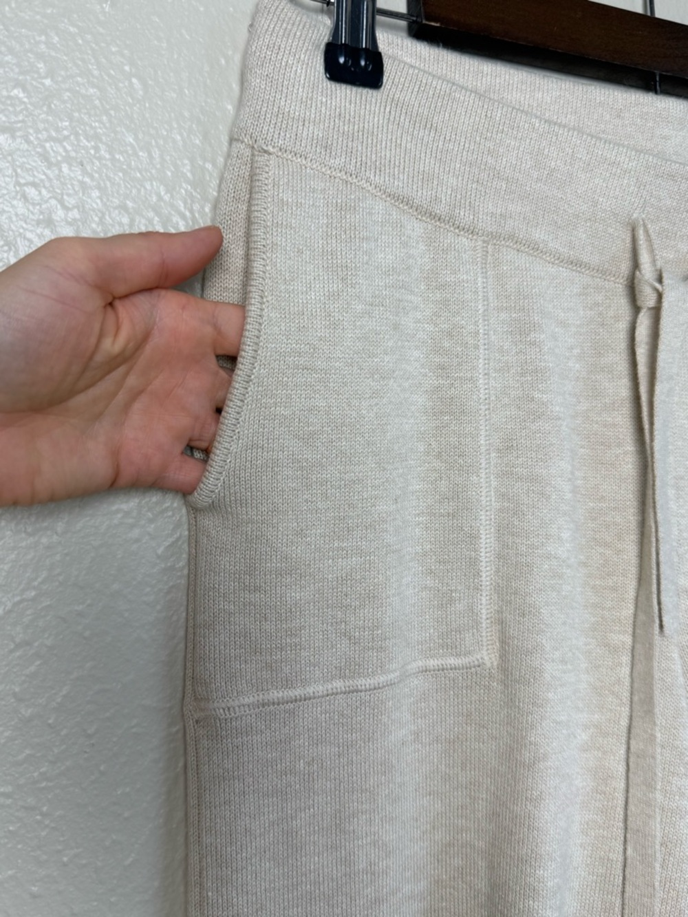 J. Crew cotton cashmere blend knit joggers - Picture 3 of 7